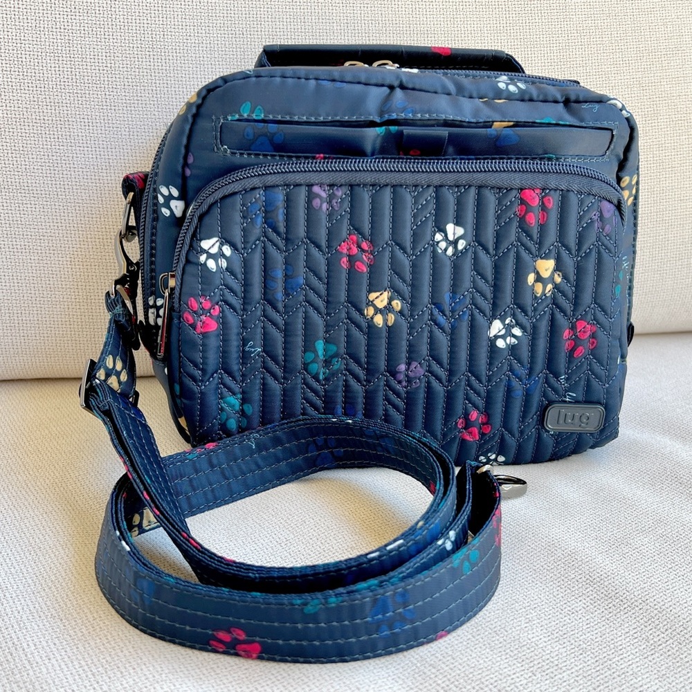 Lug Ranger Mini Crossbody Bag (Paws Navy)
